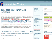 Tablet Screenshot of inscapnorfeu.cat
